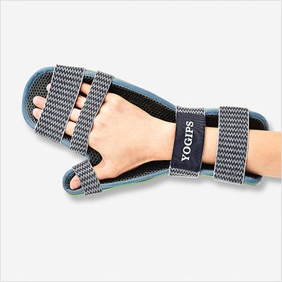 Resting pan mitt splint