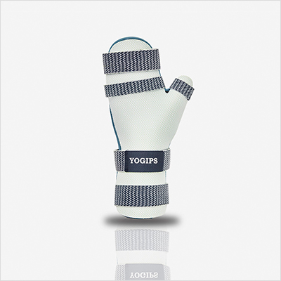 Resting pan mitt splint